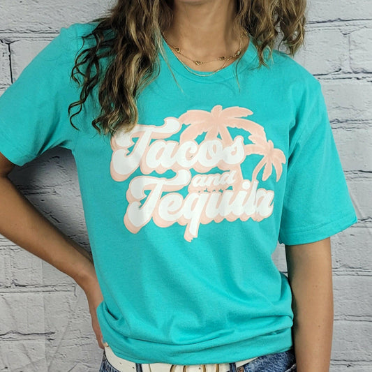 Tacos Tequila Paradise Premium Tshirt