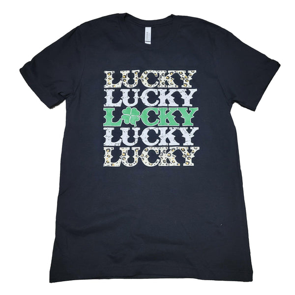 Lucky Leopard Western Repeat Tshirt
