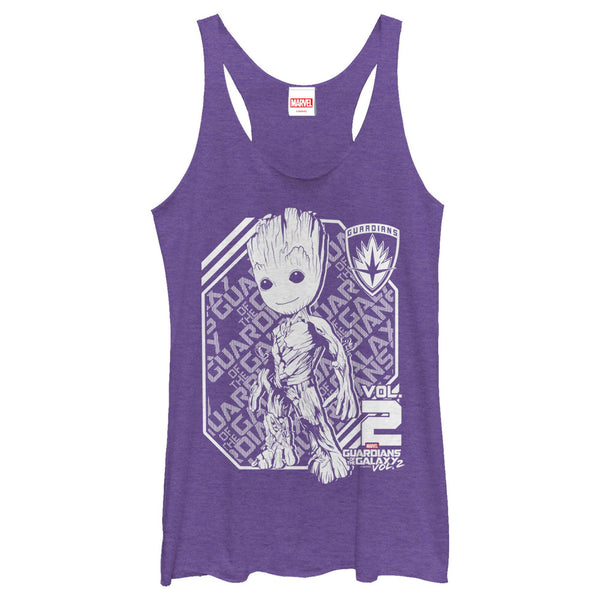 Junior's Marvel Groot Vol Two Tank Top