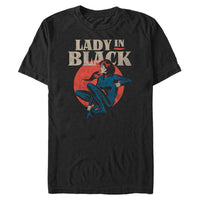 Men's Marvel LADY IN BLACK T-Shirt