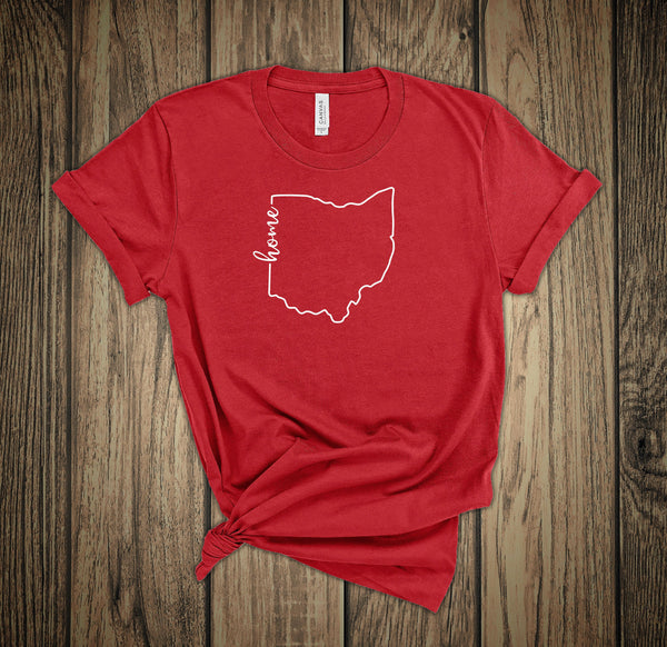 Ohio Outline Home Soft Style T-shirt