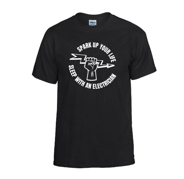 Spark Up Your Life Sleep With An Electrician T-shirt