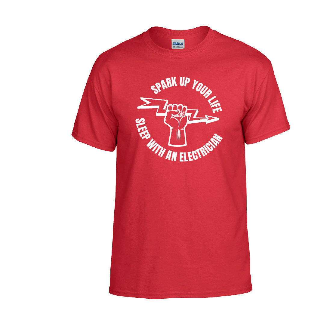 Spark Up Your Life Sleep With An Electrician T-shirt