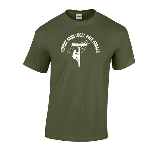 Support Your Local Pole Dancer T-shirt